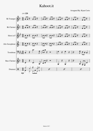 It Sheet Music Composed By Arragned By - Clarinet Sheet Music Kahoot