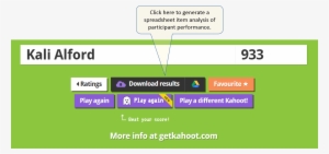 Click Download Results To Generate A Spreadsheet Item - Spreadsheet