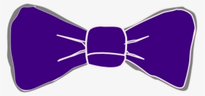 Red Tie Png Download - Purple Bow Tie Clipart