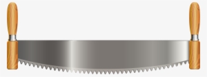Two Man Crosscut Saw Png Clip Art - Crosscut Saw