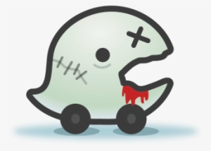 Zombie - Waze Man Sticker (oval)
