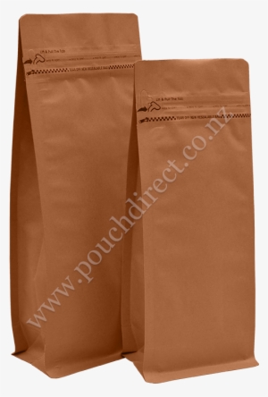 Brown Paper Tear Off Zipper - Kraft Paper