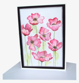 Pink Poppies - Painting