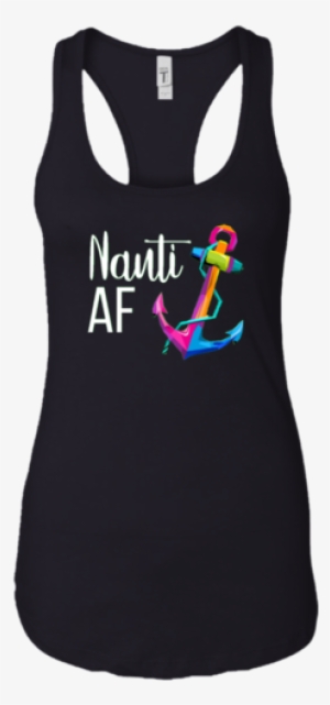 Nauti Af Nautical Watercolor Rainbow Anchor Ladies - Sounders Shirts Seattle Sounders Fc All Dads