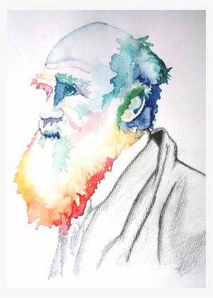 Raise A Glass For Evolution - Watercolor Paint