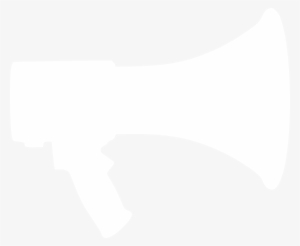 Megaphone - Clipart - Png - Megaphone Clipart White Png