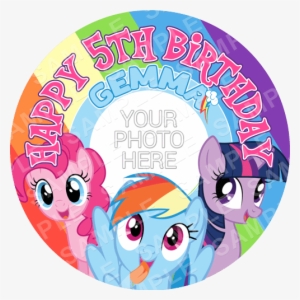 My Little Pony Edible Cake Topper - Rainbow Dash