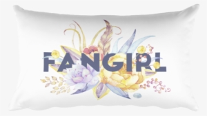 Loud And Proud In Original Floral Watercolor Artwork - Cushion