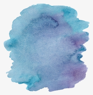 Purple Blue Hand Painted Watercolor Rendering Cartoon - Watercolor Painting