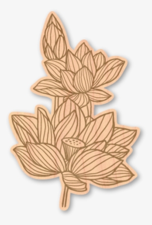 Maple Wood Sticker - Sticker