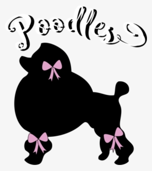 Paw Clipart Poodle - Pink Lady Shower Curtain
