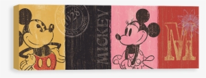 Mickey And Minnie Since - Green Journal Large Mickey - Retro