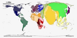 World Map 1980 - Population World Map