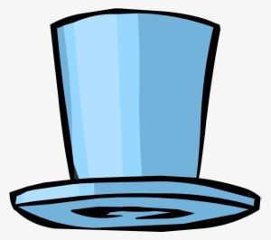 Blue Hat Pop - White Top Hat Png