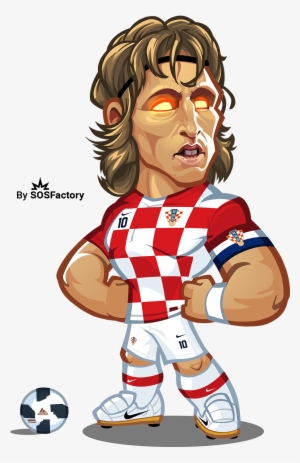 Luka Modric Caricature Mascot Design, Football Pictures, - Luka Modric Para Colorear