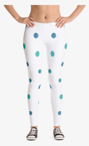 Watercolor Polka Dot Leggings