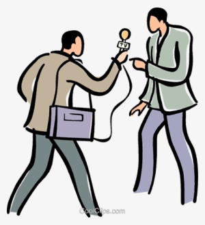 Man Talking Clipart Cliparts For You - Reporter Clipart Png