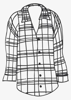 28 Collection Of Plaid Shirt Drawing - Home