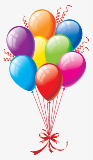 Balloons - Happy Birthday Background Png