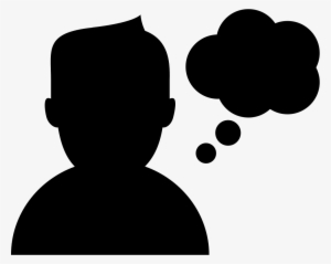 Man Thinking Comments - Man Thinking Icon Png