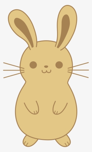 Cute Brown Bunny Rabbit - Cute Bunny Drawing Png