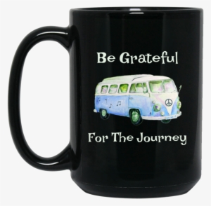 Vw Bus Be Grateful For The Journey 15 Oz - Mug