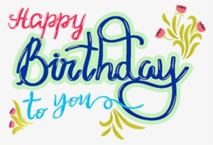 Vector Lettering Happy Birthday, Greeting, Letter, - Birthday