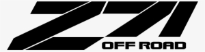 Z71 Off Road Logo Png Transparent - Z71 Off Road Sticker