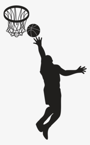 Get In On The Action - Basketball Players Layup