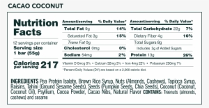 Clean Lean Protein Bars Bundle - Nutrition Facts