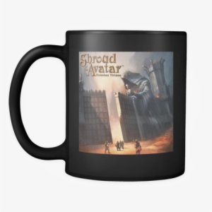 Black Coffee Mug Left - Shroud Of The Avatar