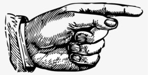 Hand Arrow Clip Art - Pointer Finger Transparent