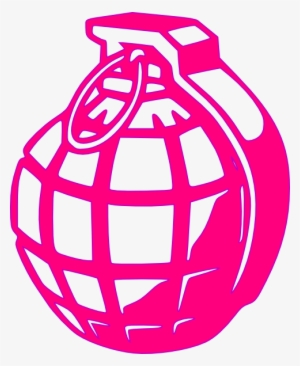 Pink Grenade Clip Art - Grenade Clip Art