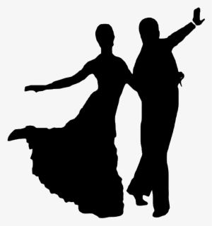 Foxtrot Lessons Ballroom Club Of Atlanta Silhouette - Ballroom Dance Silhouette Transparent