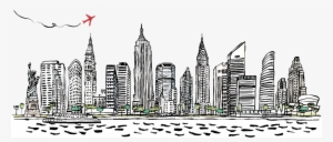 New York City Png Black And White Download - New York City Png