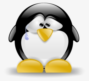 Sad Cute Penguin - Sad Linux