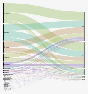 Alluvial Diagram Showing The Geographic Landing By - Alluvial Diagram