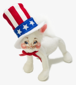 4" Uncle Sam Kitty - Costume Hat