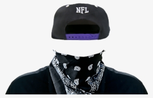 Gangster Hat Bandana Trap Sticker - Gangsta Png