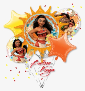 Moana Bouquet - Moana Balloons