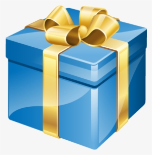 Blue, Birthday Gift Png - Birthday Present Png
