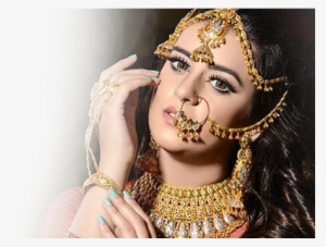 Diamond Jewellery - Gold Jewellery Girl Png