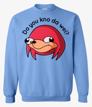 Ugandan Knuckles Crewneck Sweatshirt - Nice To Be A Good Father Father's Day Sweatshirt -