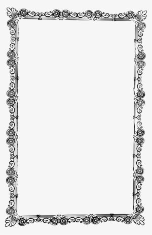 Clipart Old Frame Big Image - Old Fashioned Border Png