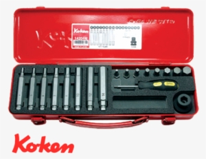 18pc 1/2″ Drive Impact Hex Bit Set - Ko-ken コーケン 1/2"(12.7mm)sq. インパクト...