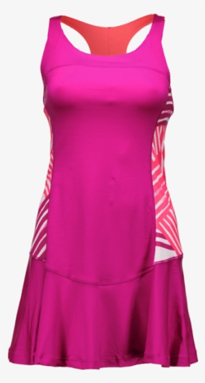 230830101101, W Sp Watercolor Racerbk Dress, Wilson, - Comma Kleid Lila