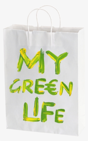 Brazil Paint Font Poster Paint Font Brazil - Paper Bag