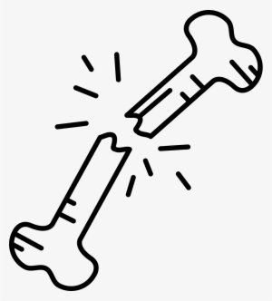 Jpg Svg Png Icon Free Download Onlinewebfonts Com - Broken Bone Clipart