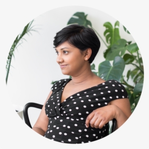 Profile Picture Of Shelly The Founder Sitting In A - Dress