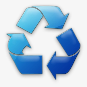Blue Recycle Icon - Waste Solutions